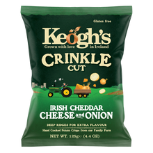 Load image into Gallery viewer, Crinkle Cut Irish Cheddar and Onion Crisps (Size options available)
