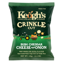 Load image into Gallery viewer, Crinkle Cut Irish Cheddar and Onion Crisps (Size options available)