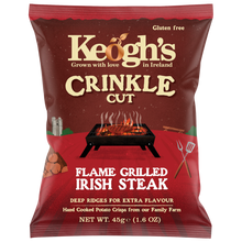 Load image into Gallery viewer, Crinkle cut Flame grilled Irish steak (Size options available)