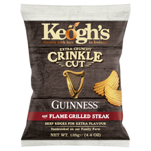 Load image into Gallery viewer, Crinkle Cut Guinness and Flame Grilled Steak Crisps (Size options available)