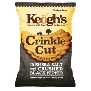 Crinkle Cut Atlantic Sea Salt and Crushed Black Pepper (Size options available)