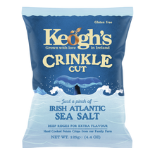 Load image into Gallery viewer, Crinkle Cut Just a pinch of Irish Atlantic Sea Salt Crisps (Size options available)