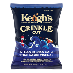 Crinkle Cut Atlantic Sea Salt and Balsamic Vinegar (Size options available)