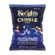 Load image into Gallery viewer, Crinkle Cut Atlantic Sea Salt and Balsamic Vinegar (Size options available)