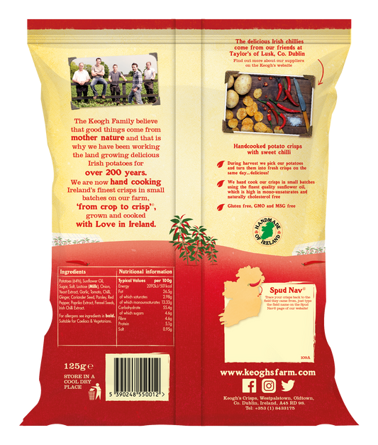 Sweet Chilli Crisps (Size options available)