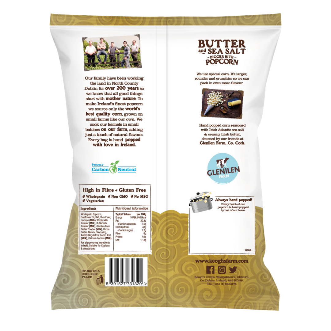 Butter and Sea Salt Popcorn 12x30g