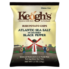 Load image into Gallery viewer, Atlantic Sea Salt & Crushed Black Pepper Crisps (Size options available)