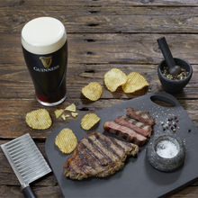 Load image into Gallery viewer, Crinkle Cut Guinness and Flame Grilled Steak Crisps (Size options available)
