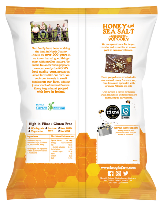 Honey and Sea Salt Popcorn (2 size options)
