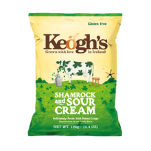 Load image into Gallery viewer, Shamrock and Sour Cream Crisps 1 x 125g
