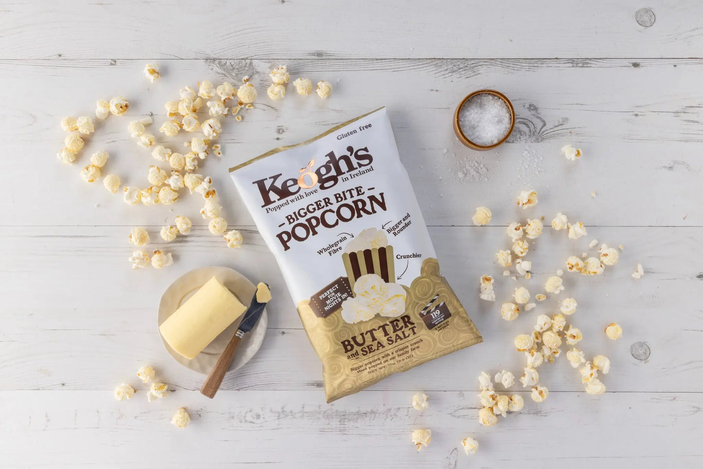 Butter and Sea Salt Popcorn