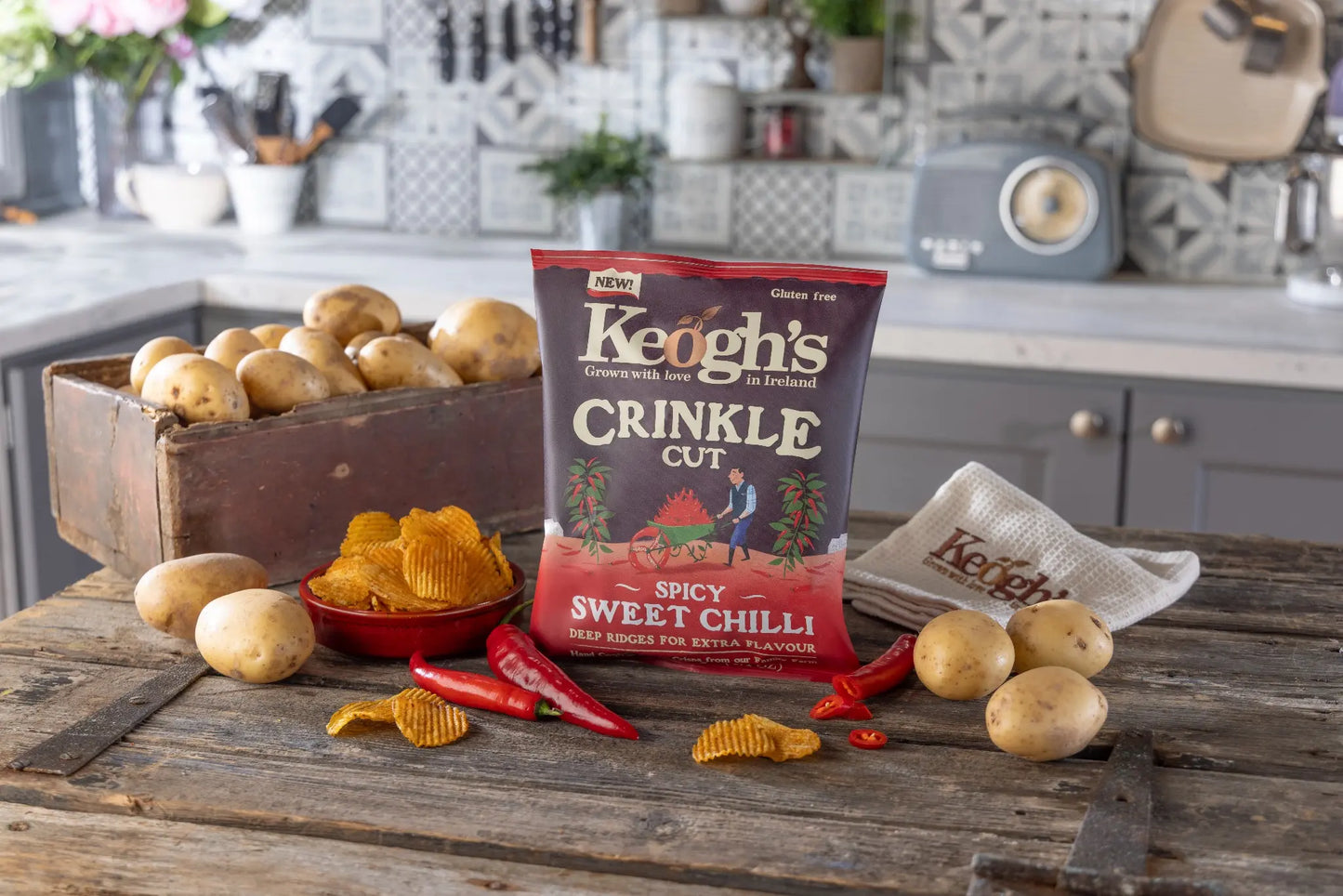 Crinkle Cut Spicy Sweet Chilli (size options available)