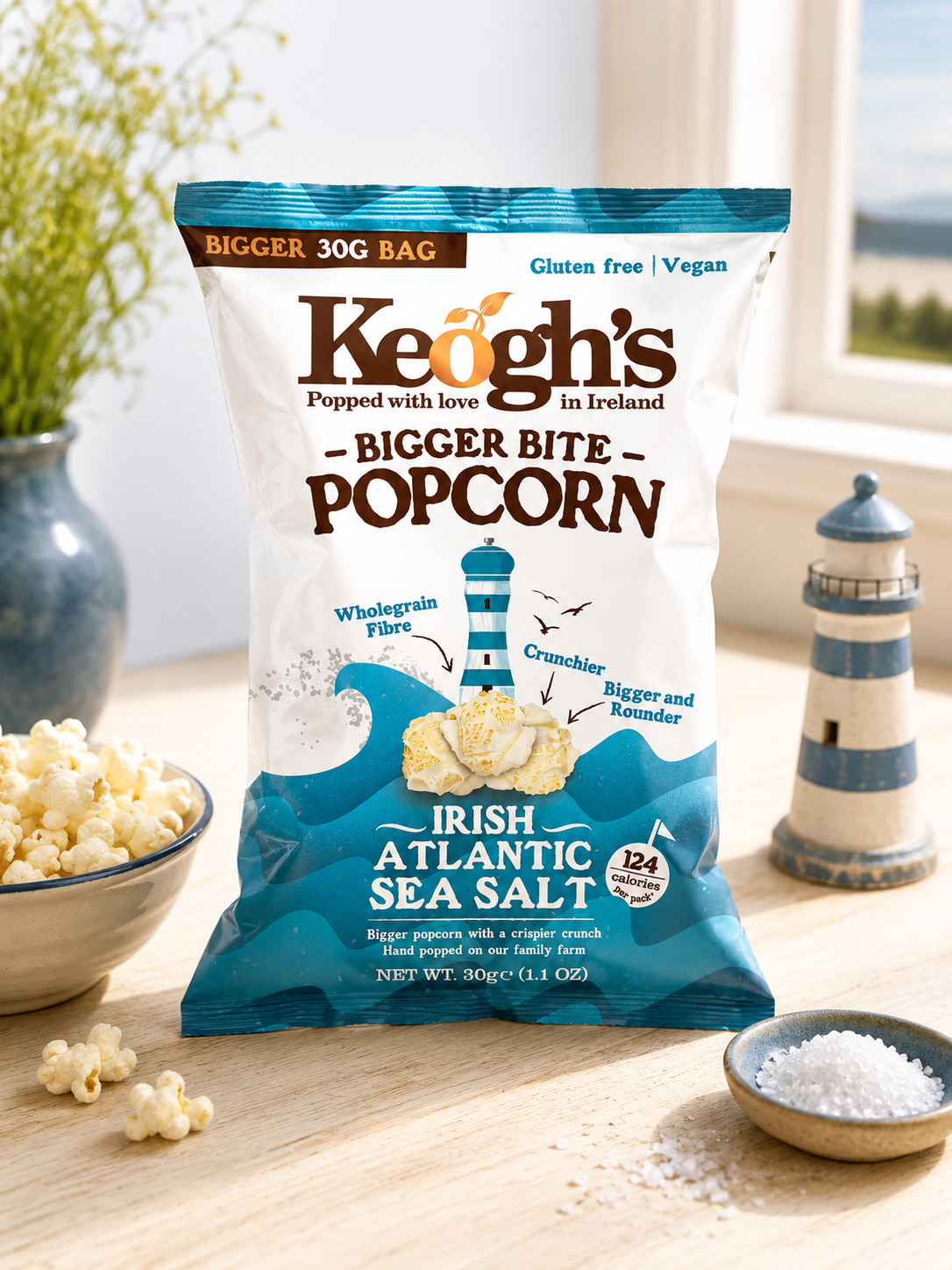 Irish Atlantic Sea Salt Popcorn (2 size options)