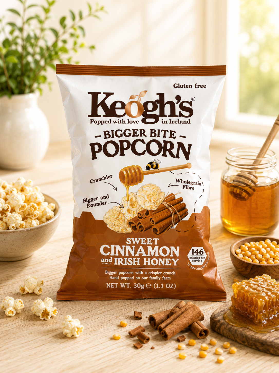 Sweet Cinnamon & Irish Honey Popcorn