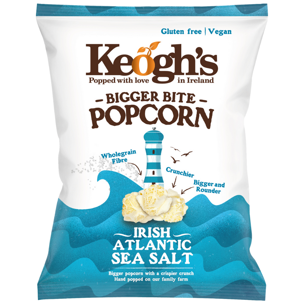 Irish Atlantic Sea Salt Popcorn 12x30g