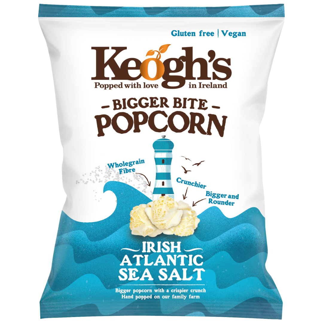Irish Atlantic Sea Salt Popcorn (2 size options)
