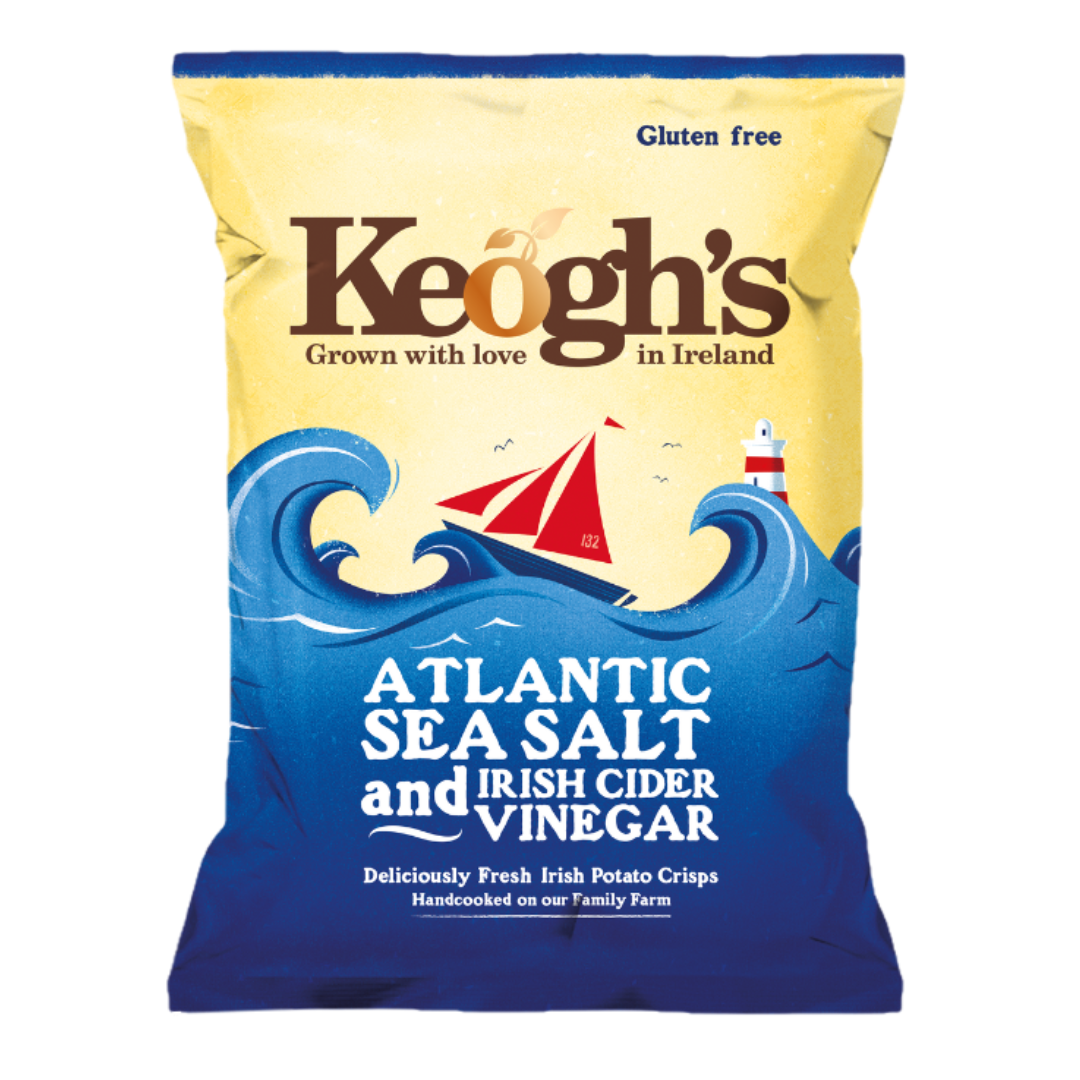 Atlantic Sea Salt and Sweet Irish Vinegar Crisps (Size options available)