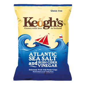 Atlantic Sea Salt and Sweet Irish Vinegar Crisps 6X125g