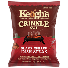 Load image into Gallery viewer, Crinkle Cut Flame Grilled Steak Crisps 12x45g
