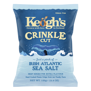 Crinkle Cut Just a pinch of Irish Atlantic Sea Salt Crisps 6x125g