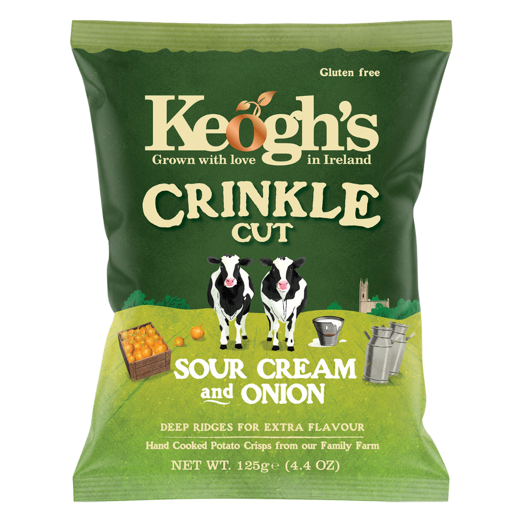 Crinkle Cut Sour Cream and Onion 1 x 125g