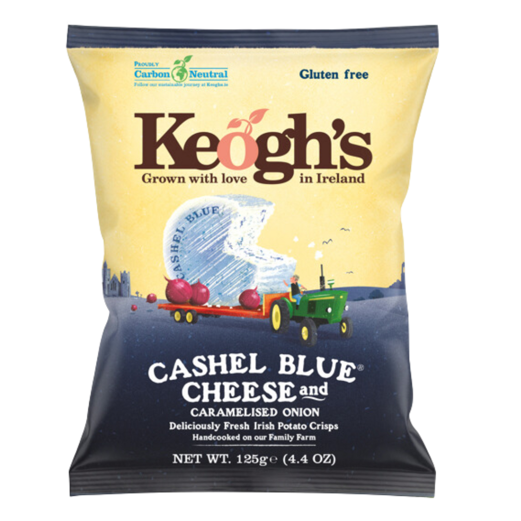 Cashel Blue Cheese & Caramelised Onion Crisps 1 x 125g