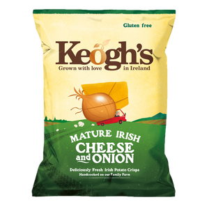 Mature Irish Cheese and Onion Crisps 1 x 125g