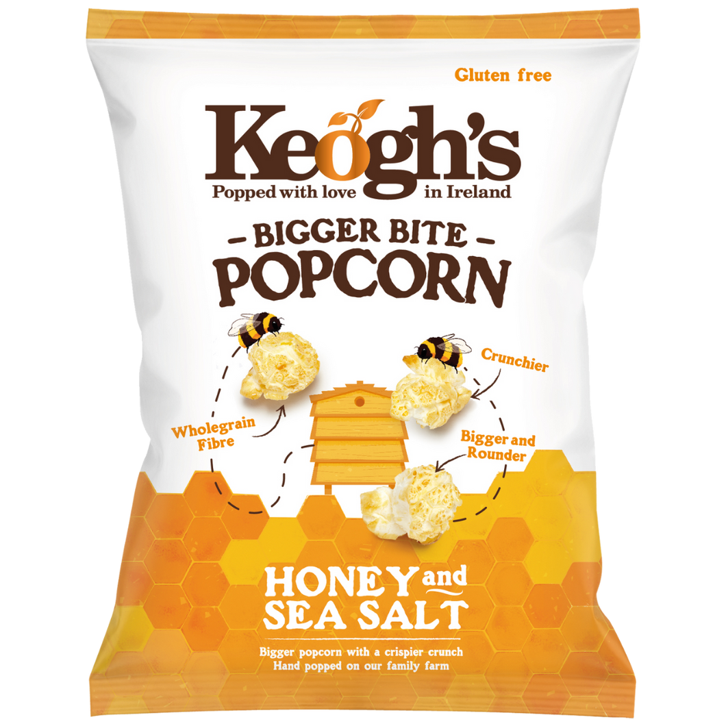 Honey and Sea Salt Popcorn 12x33g