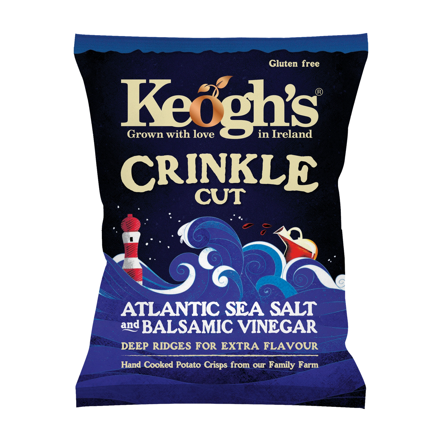 Crinkle Cut Atlantic Sea Salt and Balsamic Vinegar (Size options available)