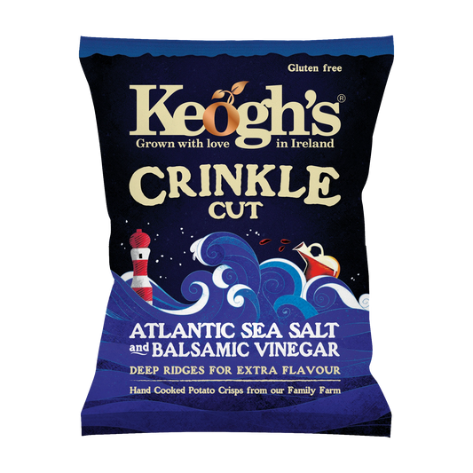 Crinkle Cut Atlantic Sea Salt and Balsamic Vinegar (Size options available)