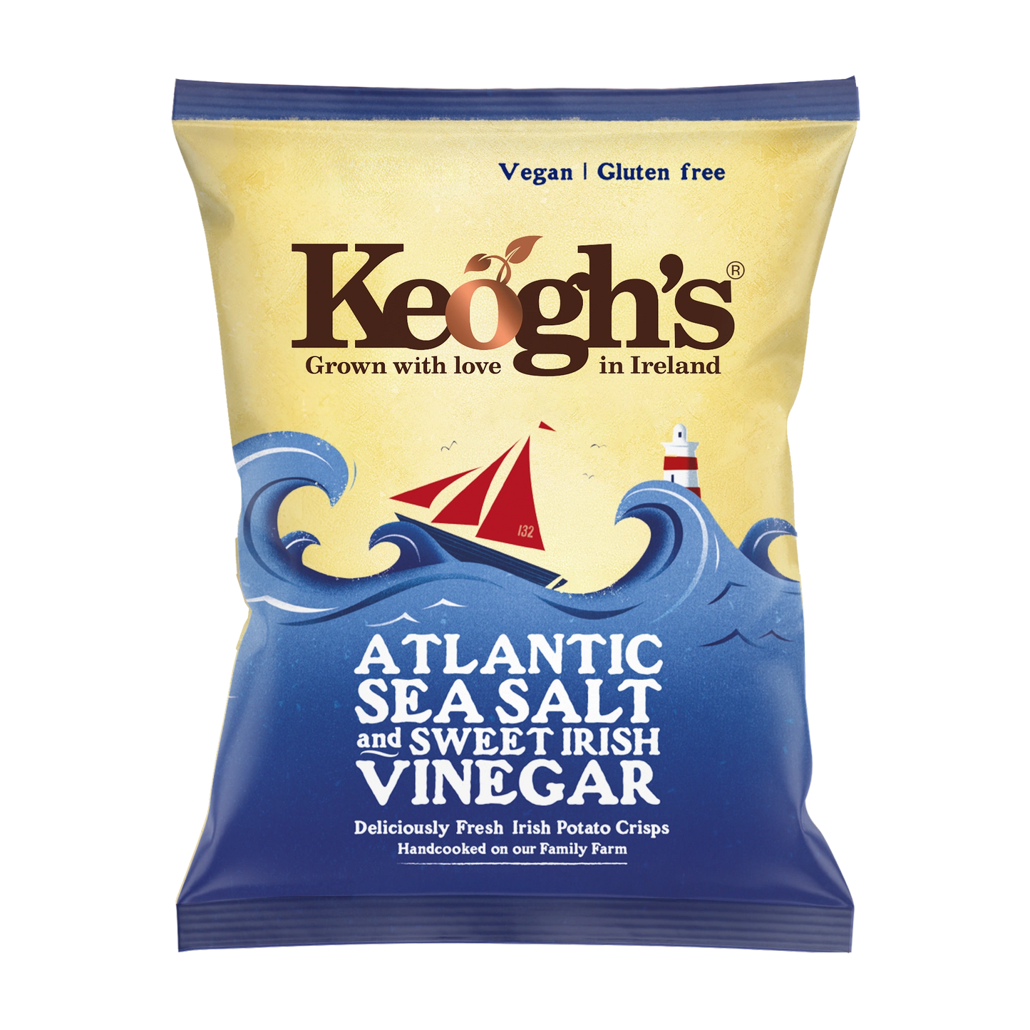 Atlantic Sea Salt and Sweet Irish Vinegar Crisps (Size options available)