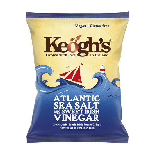 Atlantic Sea Salt and Sweet Irish Vinegar Crisps (Size options available)