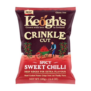 Crinkle Cut Spicy Sweet Chilli Crisps 1 x 125g