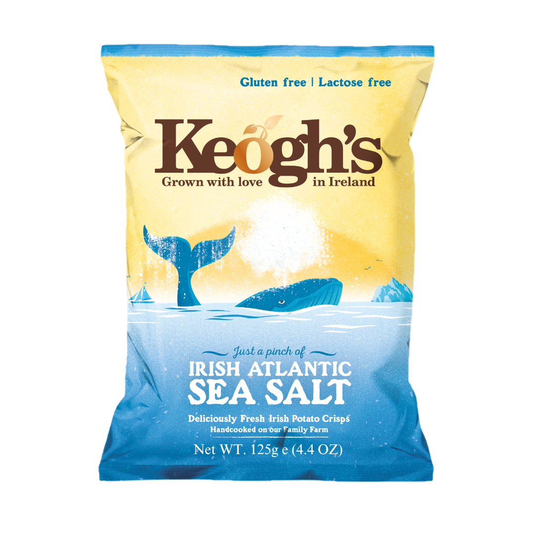 Irish Atlantic Sea Salt Crisps (Size options available)
