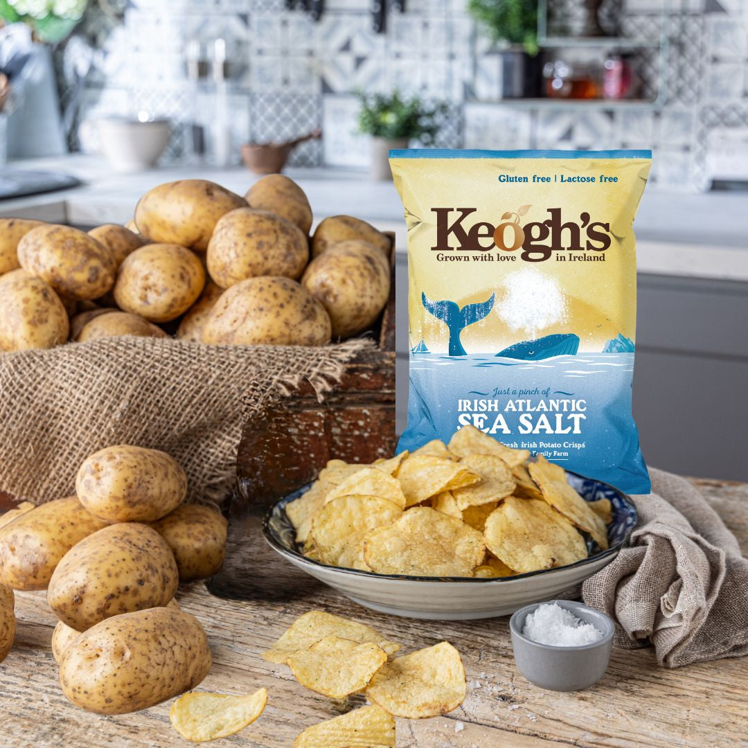 Irish Atlantic Sea Salt Crisps (Size options available)