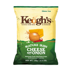 Mature Irish Cheese and Onion Crisps 1 x 125g