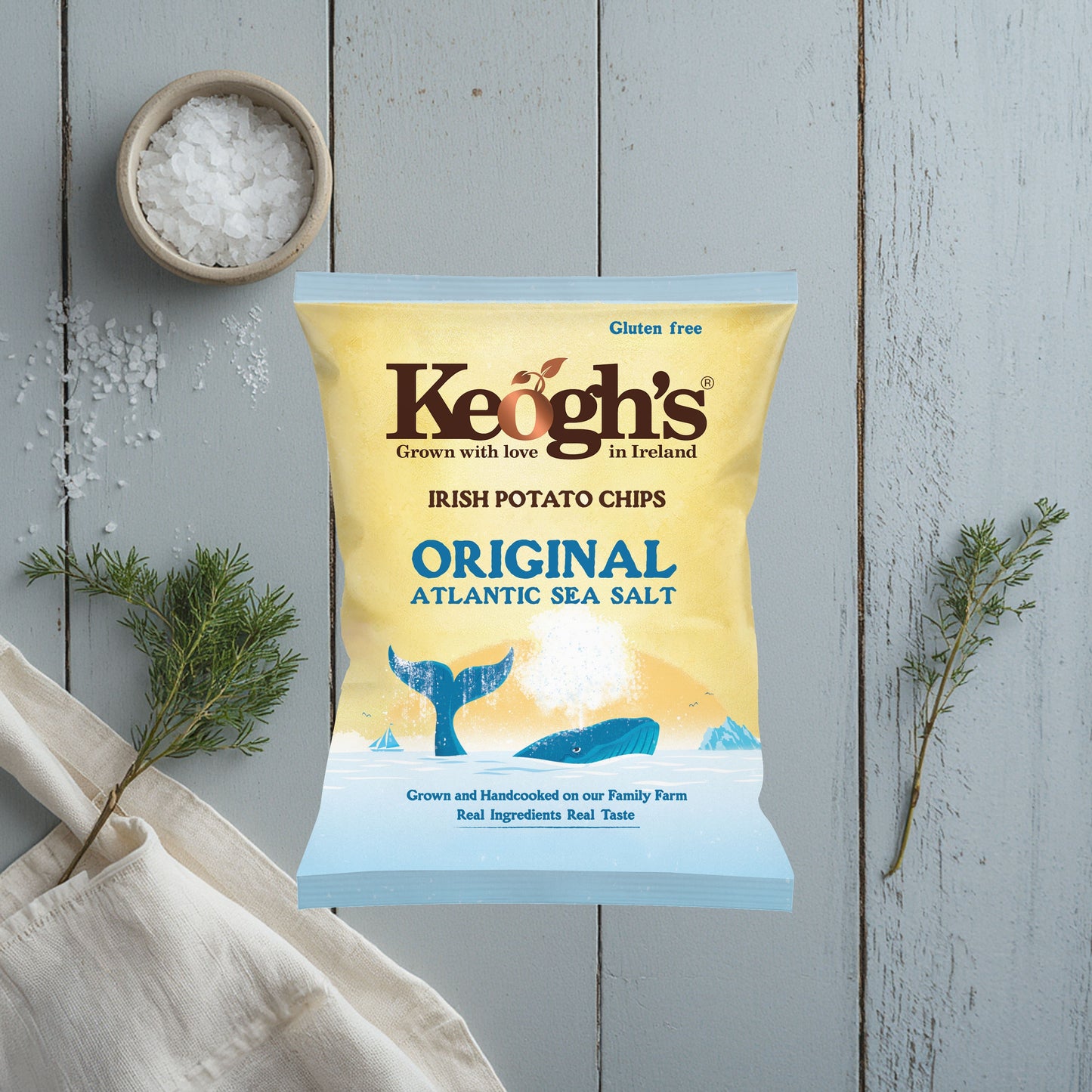 Irish Atlantic Sea Salt Crisps (Size options available)