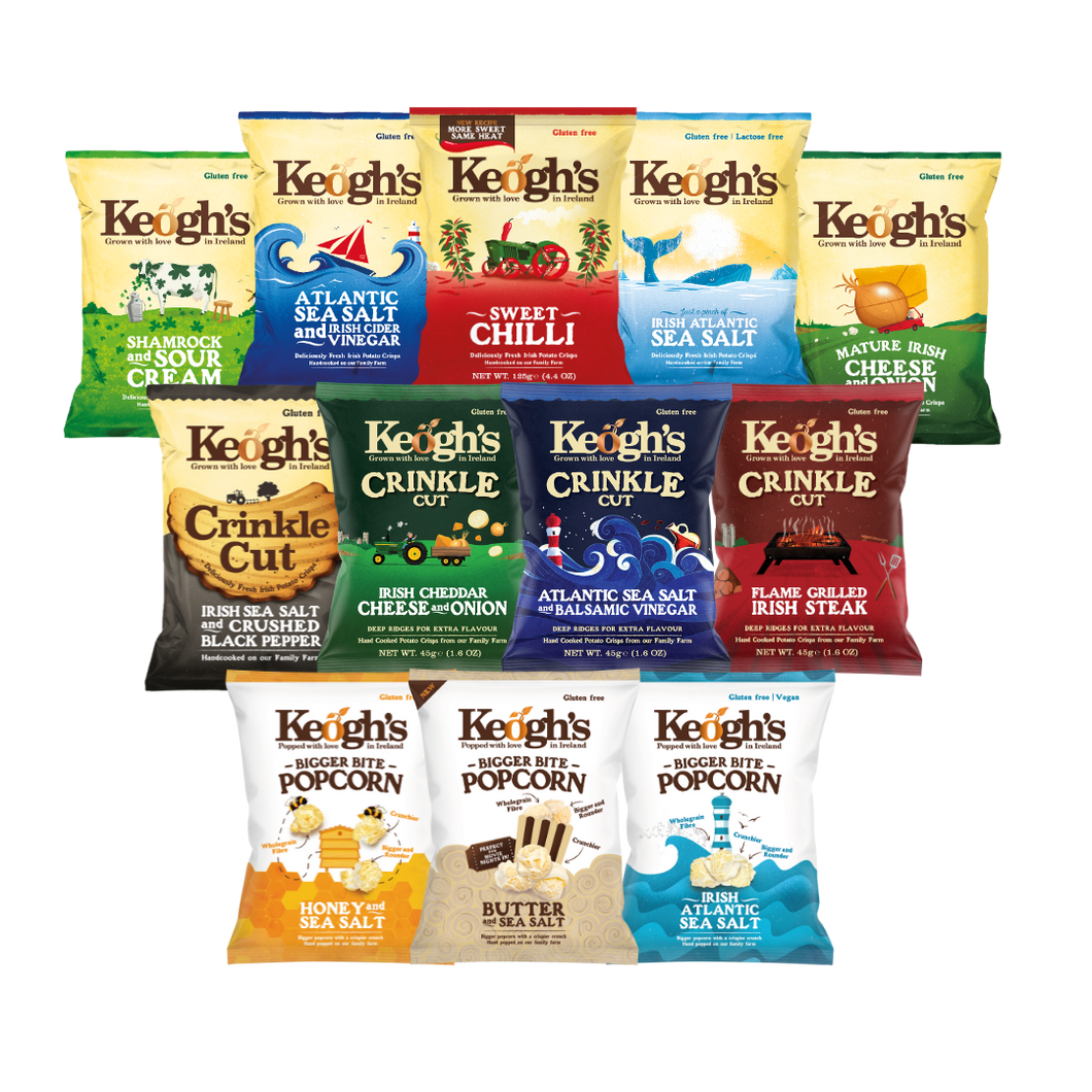 Variety Mixed Crisp And Popcorn Box 12 X Impulse Bags Keogh s Crisps variety-mixed-crisp-and-popcorn-box-12-x-impulse-bags-keogh-s-crisps