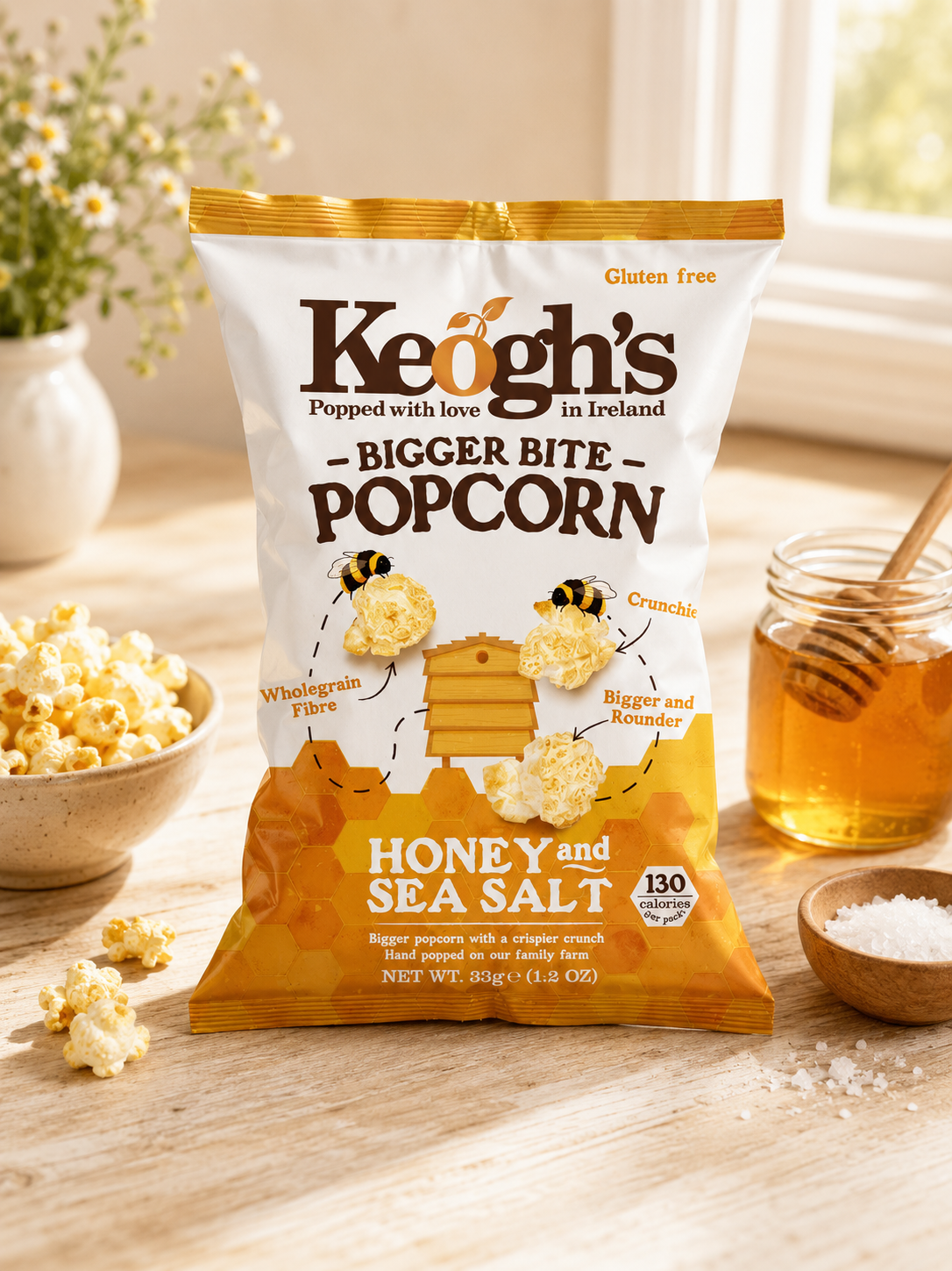 Honey and Sea Salt Popcorn (2 size options)