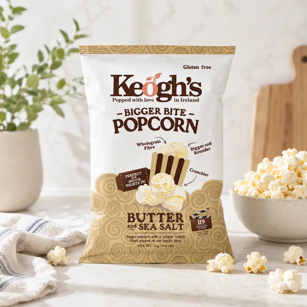 Butter and Sea Salt Popcorn