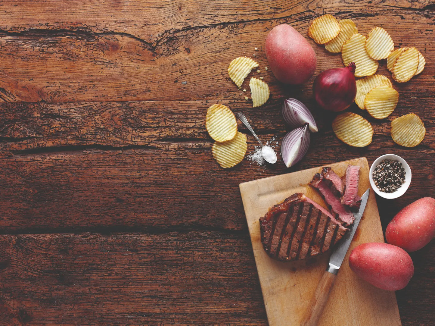 Crinkle cut Flame grilled Irish steak (Size options available)