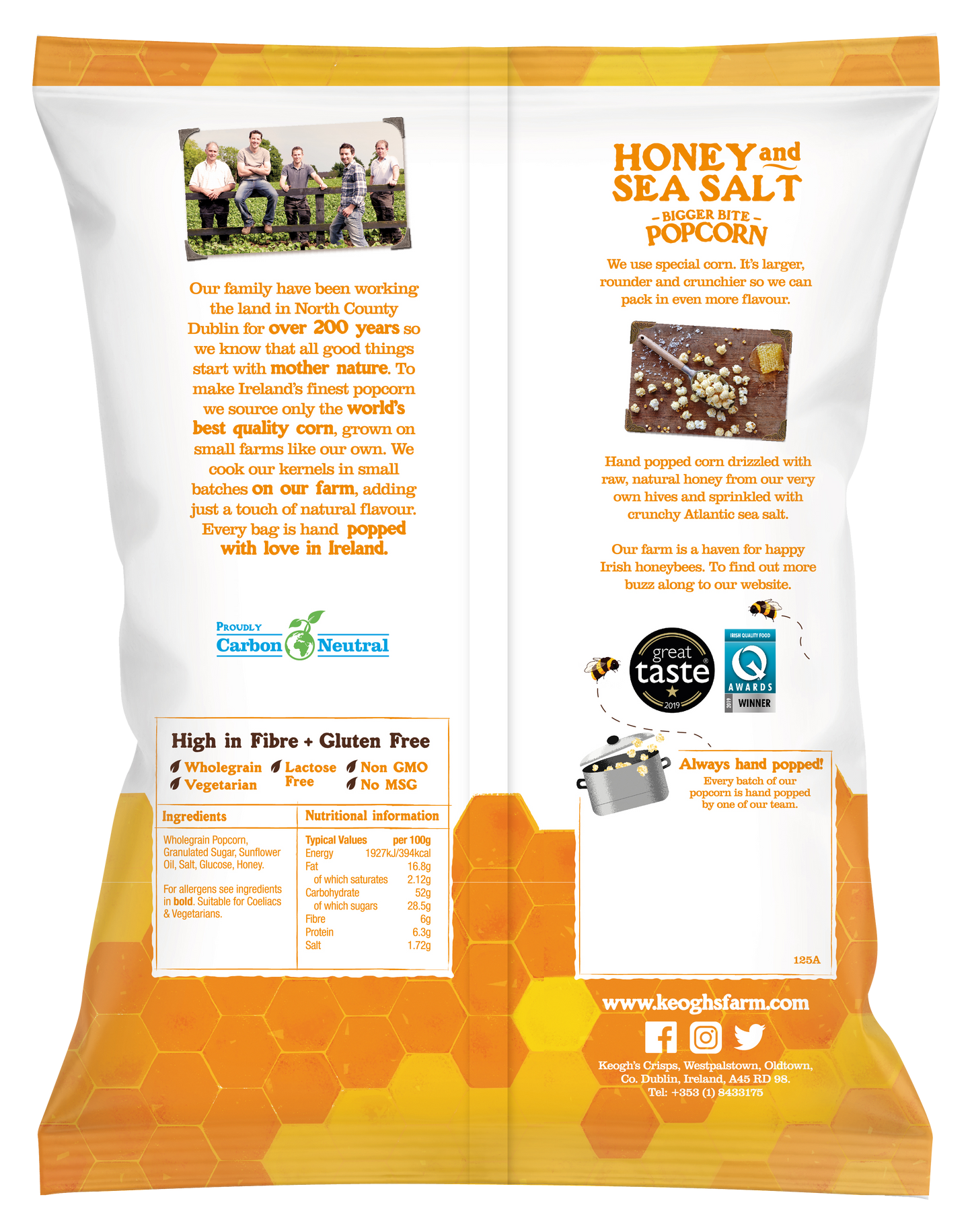 Honey and Sea Salt Popcorn (2 size options)
